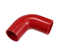 Tubo Flessibile in Silicone a Gomito a 90 Gradi,Rosso Lunghezza 102mm ID 51mm