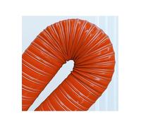 Tubo flessibile in silicone ad alta temperatura rosso 300°C condotto vulcanizzato resistente al calore per ventilazione industriale Tubo flessibile in silicone durevole 3.2x200cm/1.3x78.8