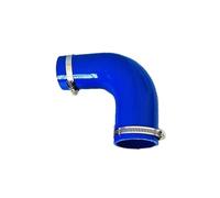 Tubo flessibile in silicone blu 90° resistente, diametro variabile per aspirazione aria ad alta pressione con 2 fascette Tubi flessibili motore auto MANICOTTO INTERCOOLER(ID19-32mm)