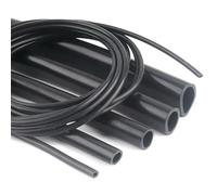 Tubo flessibile in silicone nero per acquario, tubo flessibile in gomma morbida resistente al calore ad alta pressione per serbatoio carburante, tubo nero 1M-ID 22 mm x OD 26 mm