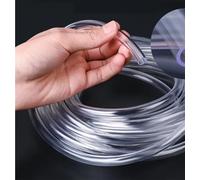 Tubo flessibile in silicone PVC trasparente | Taglie multiple, 1-10, 15, 20 metri: for pompe, giardini, acquari, irrigazione, lavaggio(8mm X 10mm,6 meters)