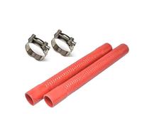 Tubo flessibile in silicone rosso automobilistico tubo flessibile filo di acciaio intercooler tubo di aspirazione radiatore tubo da giardino (400MM_ID95MM)