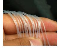 Tubo flessibile in silicone trasparente da 10 metri, piccolo capillare, ID 0,3 0,5 0,8 1,2 1,5 1,8 2 2,5 3 4 5 6 mm, tubo trasparente flessibile da 10 metri, ID 0,5 mm x 2 mm OD