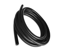 Tubo Flessibile in Silicone - Turbo di Depressione 3 mm Diametro Interno, 6 mm Esterno (5 m, Nero)