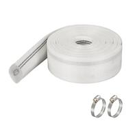 Tubo flessibile in tessuto, 10 m, tubo di scarico con 2 clip, diametro 1,2/1,5/2 pollici, tubo flessibile intrecciato, tubo industriale per pompe sommergibili, pompe per acqua sporca, irrigazione da