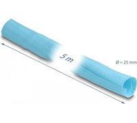 Tubo flessibile in tessuto a chiusura automatica Delock, resistente al calore, 5 m x 25 mm blu NEW