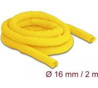Tubo flessibile in tessuto Delock, a chiusura automatica, resistente al calore, 2 m x 16 mm, giallo NEW