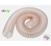 TUBO FLESSIBILE IN TPU PER ASPIRAZIONE CON SPIRALE IN ACCIAIO DIAM da 50 a 120mm