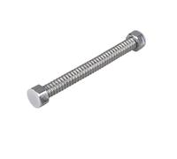 Tubo flessibile intrecciato for acqua for lavabo e WC in acciaio inossidabile da 3/4 di pollice, collegamento for riscaldatore del bagno, tubo corrugato con chiave for doccia(300cm)