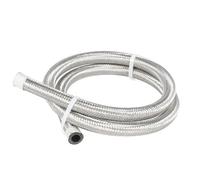 Tubo Flessibile Intrecciato PTFE 1M, AN4/AN6/AN8/AN10/AN12 Treccia Acciaio Inox 304 - Alta Pressione Universale, Freni, Radiatore, Olio, Combustibile, Frizione, Servosterzo(AN12)