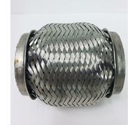 TUBO FLESSIBILE MARMITTA PER AUTO SCARICO ACCIAIO INOX GIUNTO UNIVERSALE 60 mm