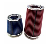 Tubo Flessibile Parti Universali Auto 76/89/101MM Filtro Aria Filtro Aspirazione Ad Alto Flusso Filtro Aspirazione Sport Power Mesh Cono Kit Induzione Aria Fredda Tubo Aspirazione Aria(Long blue)