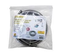 Tubo flessibile per acqua KIT 4 mt. 1/2" acciaio inox 4 raccordi