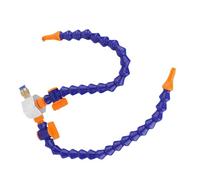 Tubo Flessibile per Acqua Olio Refrigerante Filettata, di Raffreddamento in Plastica Regolabile con Ugello Tondo Interruttore Macchina CNC, Fresatrice, Tornio, Macchi Double tube 19.7 in Round Nozzle