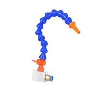Tubo Flessibile per Acqua Olio Refrigerante Filettata, di Raffreddamento in Plastica Regolabile con Ugello Tondo Interruttore Macchina CNC, Fresatrice, Tornio, Macchi Single tube 19.7 in Round Nozzle