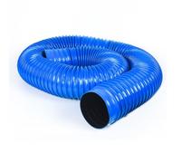 Tubo flessibile per aspirapolvere industriale, tubo flessibile in PVC blu, tubo flessibile per aspirapolvere/levigatrice/pulitore industriale per lavorazione del legno per officine(300mm*1m)