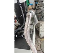 Tubo flessibile per aspirazione industriale 40 mm, 32 mm, 35 mm, tubo retrattile in poliuretano per aspirazione della polvere da officina (diametro 45 mm, lunghezza 2 m)