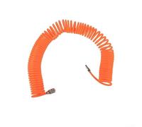 Tubo flessibile per compressore d'aria in poliuretano, 5 x 8 mm, con connettori rapidi di tipo C per utensili pneumatici, tubo flessibile a spirale 6-15 m (15 m)