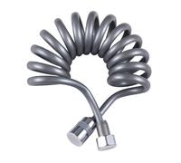 Tubo flessibile per doccia Spring, Tubo flessibile a spirale for bidet e doccia di ricambio multicolore 5 m(Electroplating Gray)
