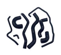 Tubo Flessibile Per Fiat Per Abarth 500 595 695 Tubo Aspirazione In Silicone Parti Prestazioni Ricambio Kit Tubo Flessibile Raffreddamento Radiatore Ad Acqua Silicone(Nero)