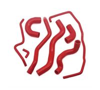 Tubo Flessibile Per Fiat Per Abarth 500 595 695 Tubo Aspirazione In Silicone Parti Prestazioni Ricambio Kit Tubo Flessibile Raffreddamento Radiatore Ad Acqua Silicone(Rosso)
