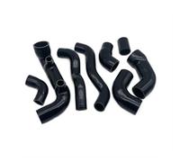Tubo Flessibile Per Fiat Per Uno Per Turbo 1.3 MK1 1983-1989 Intercooler+Radiatore+Connettore Ricambio Aspirazione Aria Tubo Silicone Kit Tubo Flessibile Silicone(Nero)