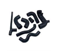 Tubo Flessibile Per Fiat Per Uno Per Turbo Ie 1.4 MK2 1989-1995 Intercooler + Radiatore + Connettore Sostituzione Aria Aspirazione Tubo Silicone Kit Tubo Flessibile(Nero)