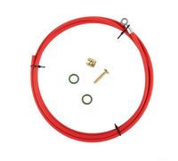 Tubo flessibile per freno bici BH90, SLX M7000, XT M8000, XTR M9000, include componenti chiave per installazione rapida (rosso)