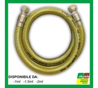 TUBO FLESSIBILE PER GAS GPL A NORMA EN 14800 CUCINA MAURER 1MT - 1,5MT - 2MT