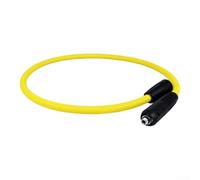 Tubo flessibile per immersioni subacquee a media pressione per regolatore Bcd con connettori in acciaio inossidabile giallo lunghezza 100 cm flessibile anti design per una respirazione subacquea