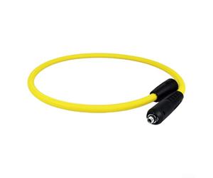 Tubo flessibile per immersioni subacquee a media pressione per regolatore Bcd con connettori in acciaio inossidabile giallo lunghezza 100 cm flessibile anti design per una respirazione subacquea