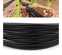 Tubo flessibile per irrigazione a goccia da 5 m/10 m/20 m,tubo flessibile per tubo flessibile per irrigazione in PVC/plastica Sistema di irrigazione a goccia micro da 4/7 mm, nero(20m), Tubo fle