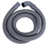Tubo flessibile per lavatrice Tubo flessibile for lavatrice 1/1,5/2 m Kit tubo di prolunga for tubo di scarico for lavastoviglie e lavatrice Supporto for tubo di scarico for lavatrice flessibile(2 Met