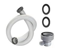 Tubo flessibile per pompa per piscina con kit adattatore B, diametro 40 mm, lunghezza 15 m, design a prova di perdite, per filtri Intex e Coleman, per polietilene resistente con installazione a