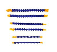 Tubo flessibile per refrigerante ad acqua e olio, Tubo flessibile for refrigerante 1/4 3/8 1/2 300 mm in plastica con ugello for tornio fresatrice CNC(1/4 Flat Switch 6PCS)