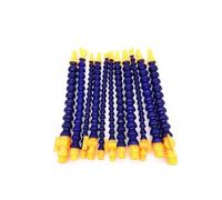 Tubo flessibile per refrigerante ad acqua e olio, Tubo flessibile in plastica for refrigerante 10 pezzi 1/4-1/2 pollici 400-600 mm ugello piatto rotondo(1 4 Switch 10pcs,600mm Flat)