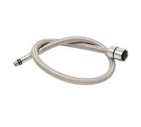 Tubo flessibile per rubinetto della cucina in acciaio inox, 50, 60, 70, 80 cm, F1 2 M10 * 1 304, tubo flessibile di ricambio per doccia TPV, lunghezza extra lunga per un uso versatile