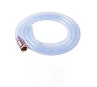 Tubo flessibile per trasferimento carburante e olio, 2 m, in rame, con pompa Jiggler autoadescante per estrazione di acqua e liquidi