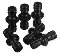 Tubo Flessibile per unire Il Tubo da Giardino,Double Male Hose Connector,Doppio Maschio Connettore Tubo Extender per Unisciti a Giardino Tubo Flessibile (Neri)