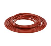 Tubo flessibile per vuoto in silicone da 20ft 3/16" 4mm ID spessore 2,5mm, rosso