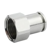Tubo flessibile pneumatico for aria, raccordo dritto in ottone, raccordo a pressione for connettore PCF 1/2 1/8 3/8 1/4 4 mm 6 mm 8 mm 10 mm 12 mm, 5 pezzi(8 (Hose O.D. 8MM),R1-4 in10pcs)