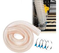 Tubo flessibile professionale for la raccolta della polvere in PU da 20-600 mm con filo di rame - Tubo flessibile e resistente for aspirapolvere da officina(Dia-275(mm) Long900cm)