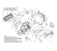 TUBO FLESSIBILE, RADIATORE INFERIORE LR5023293 ORIGINALE Ferris
