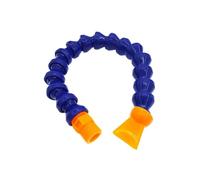 Tubo flessibile regolabile in plastica per acqua e 6 pezzi di tubo di raffreddamento in plastica da 300-600 mm, ugello piatto rotondo da 1/4 3/8 1/2 for fresatura al tornio CNC(Flat,600MM-1 4)