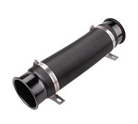 Tubo Flessibile Regolabile Per Aspirazione Aria Fredda Turbo Auto 76Mm 1 Pezzo Tubo Aspirazione Presa Aria(Black)
