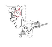 TUBO FLESSIBILE SEPARATORE VAPORI CARBURANTE FIAT UNO ORIGINALE 7700898