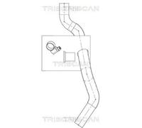 Tubo flessibile servosterzo 8516 29093 TRISCAN