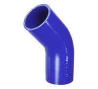 Tubo Flessibile Silicone Blu 60mm 2,36"ID 90mm 3,54" Lungo 45 Gradi Blu