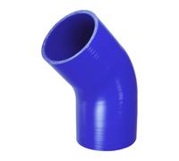 Tubo Flessibile Silicone Blu 80mm 3,15"ID 90mm 3,54" Lungo 45 Gradi Universale