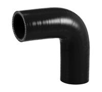 Tubo Flessibile Silicone Nero 40mm 102mm Lungo 90 Gradi